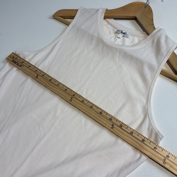 Knix SculptRib™ Cotton Tank Bodysuit In soft pink Size Large - Picture 7 of 9